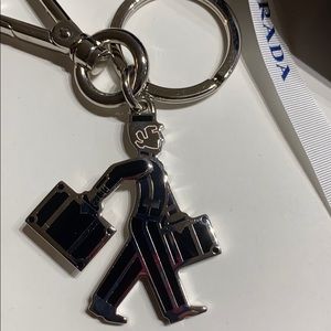 PRADA limited edition groom bag charm keychain